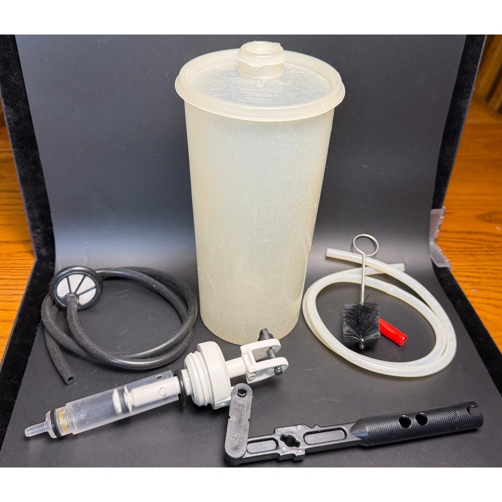 SweetWater Pump with Tupperware: Kegerator Beer Line Cleaner Homemade Setup DIY